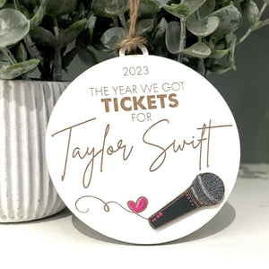 2023 We Got Tickets Holiday Ornament