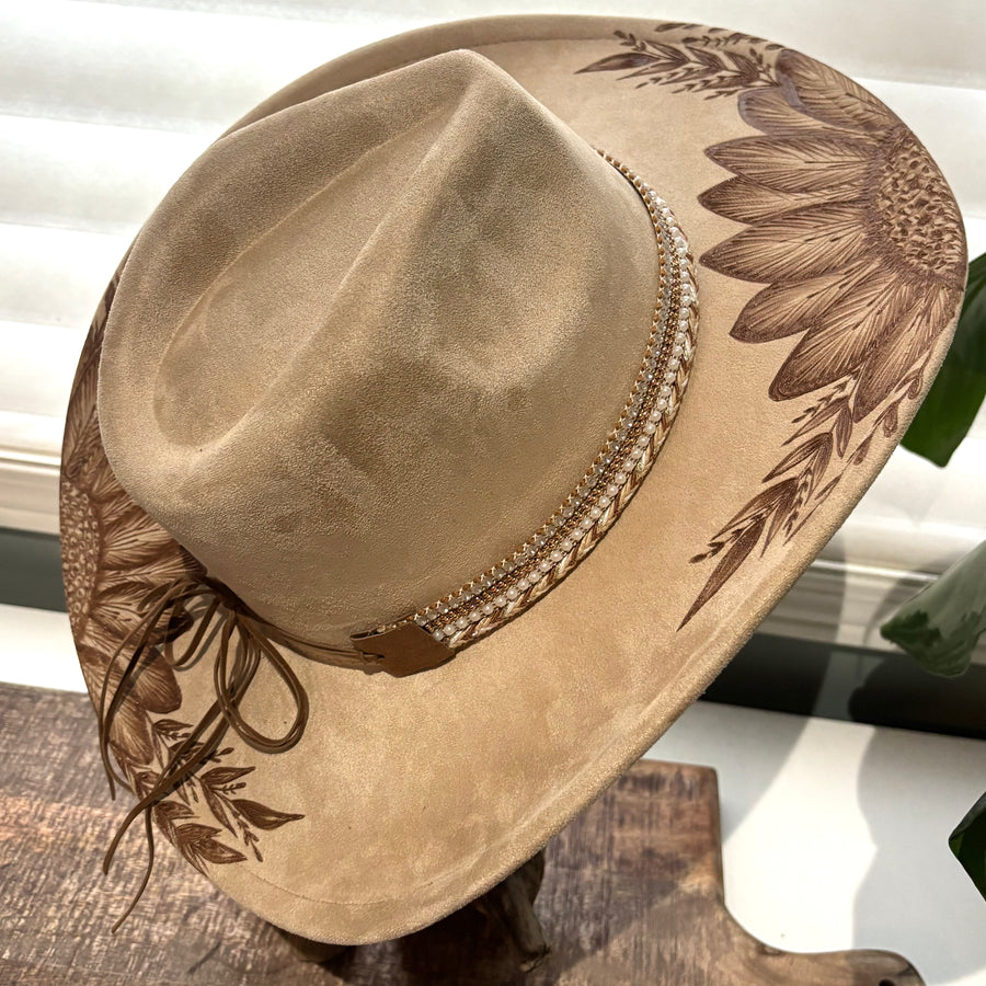 HAND BURNED HAT - TAYLOR