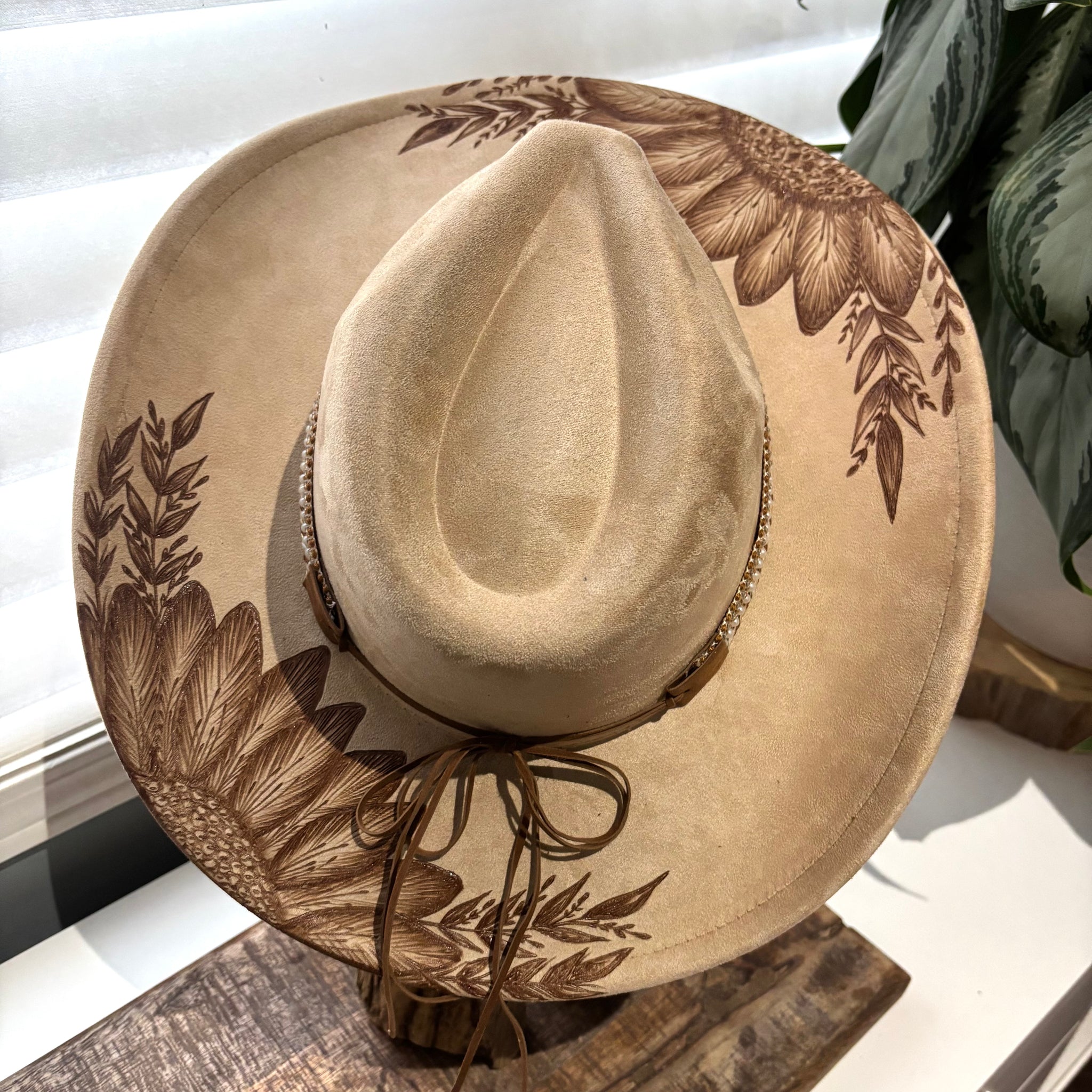 HAND BURNED HAT - TAYLOR