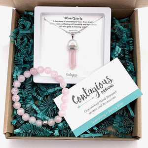 Rose Quartz Gift Box Set