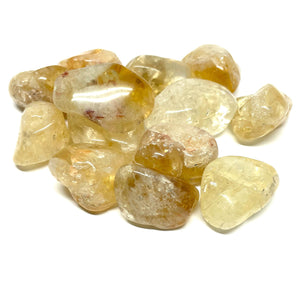 Smooth Citrine Tumbled Stone