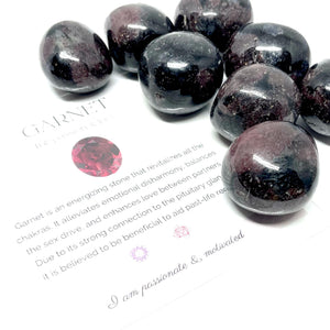 Garnet Tumbled Stone