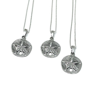 Sand Dollar Sterling Silver Necklace