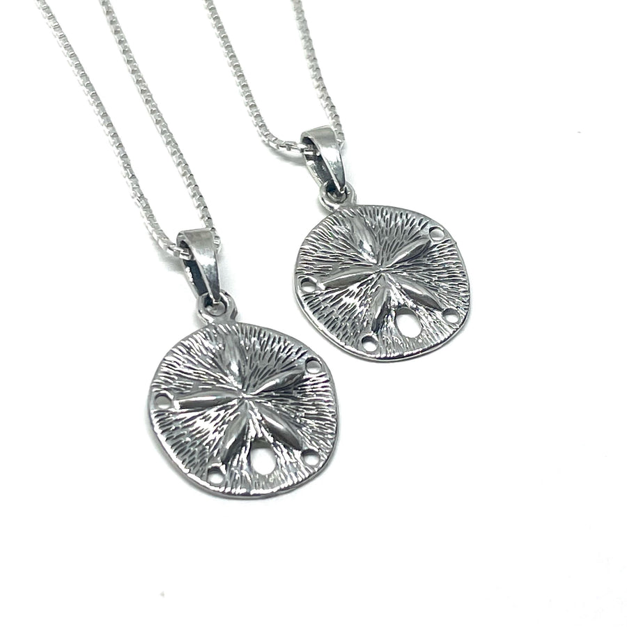 Sand Dollar Sterling Silver Necklace