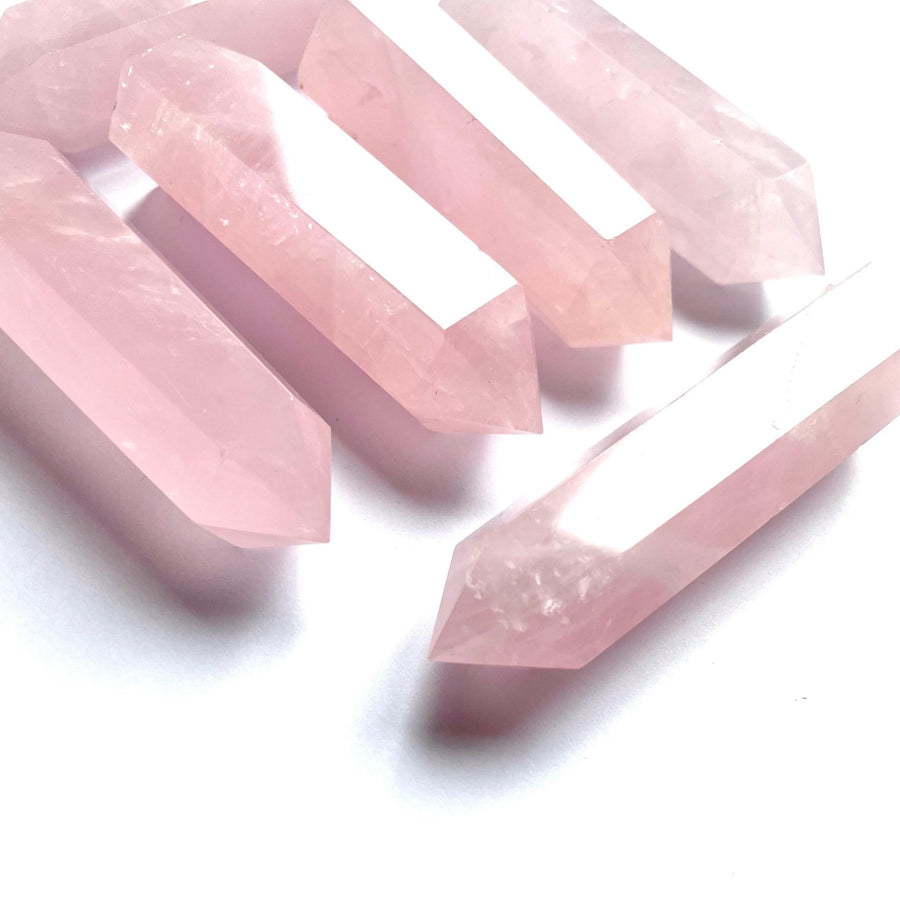 Rose Quartz Crystal Tower