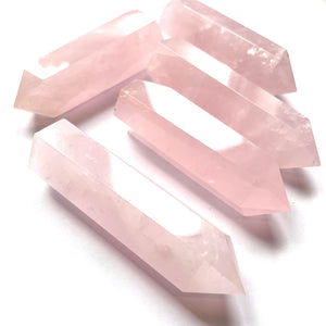 Rose Quartz Crystal Tower