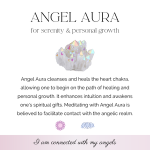 Aura Angel Quartz Crystal