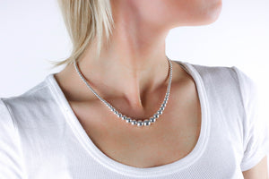 Sterling Silver Princess Necklace