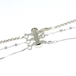 THE STERLING SILVER CONTAGIOUS LAYERING CLASP