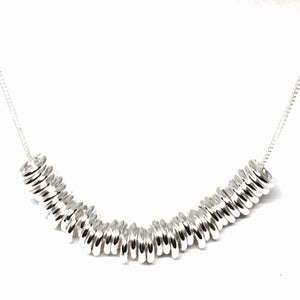 Sterling Silver Layer-Ring Necklace