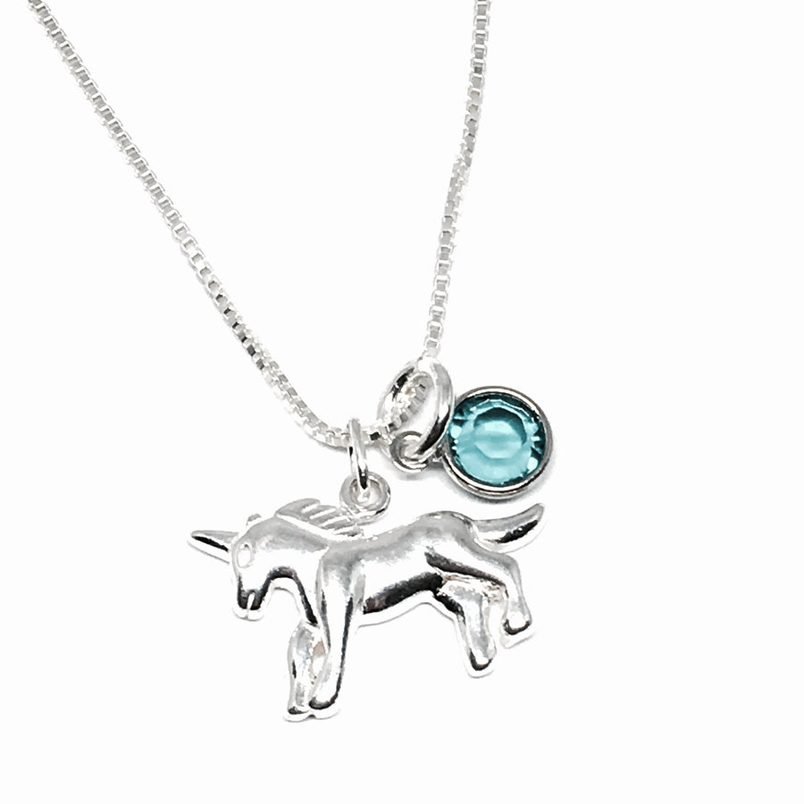 Sterling Silver Unicorn Necklace