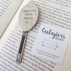 Spoon Bookmark - Custom Hand Stamped