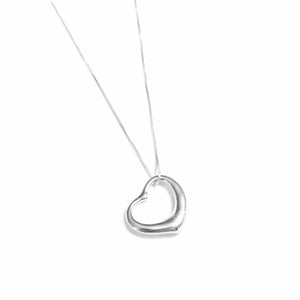 Long 36" Open Heart Layering Necklace