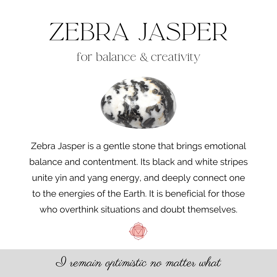 Zebra Jasper Large Crystal Tower
