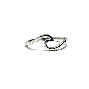 THE WAVE STERLING SILVER RING