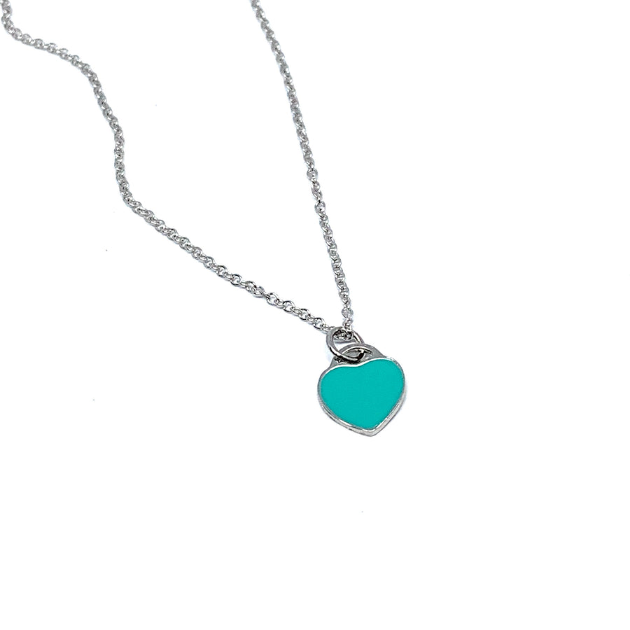 THE "FOREVER" HEART STERLING SILVER NECKLACE