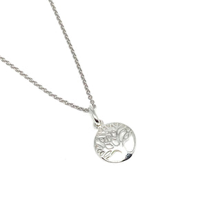 The Delicate Family Tree Silver Necklace