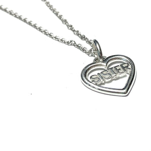 STERLING SILVER SISTER NECKLACE