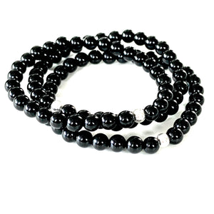 THE BLACKOUT ONYX MALA BRACELET