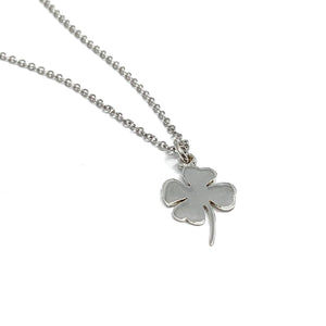 Sterling Silver 4 Leaf Clover Necklace