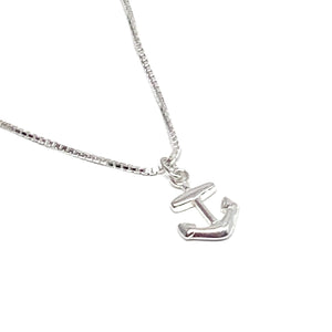 "MY LITTLE ANCHOR" SILVER NECKLACE